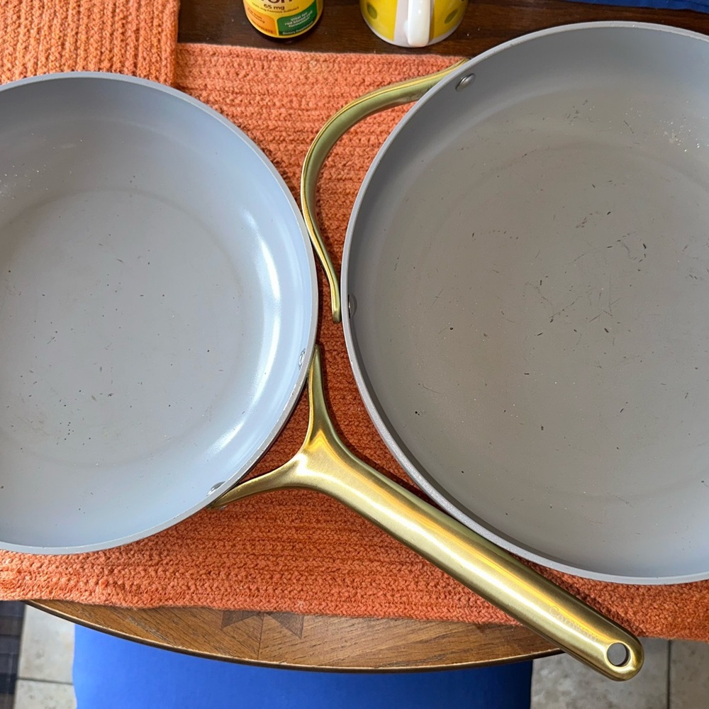 Caraway Silt Green , Gold Non-Stick Cookware Set